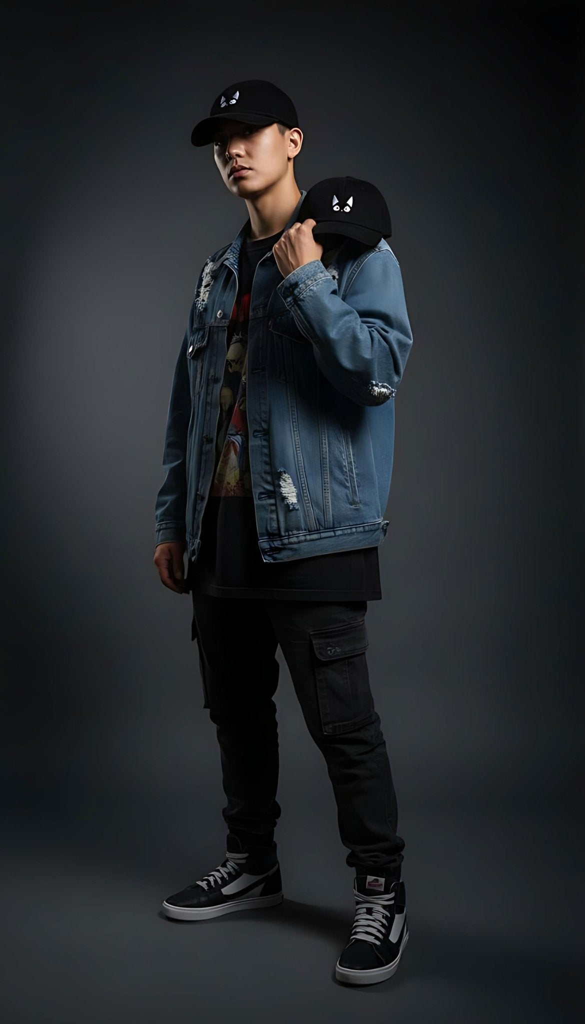 Amazed Cat Corduroy Hat - Cultr. by Created for Culture asianowned aapimarketplace asianownedkids asianownedkidsproducts asianownedbrands