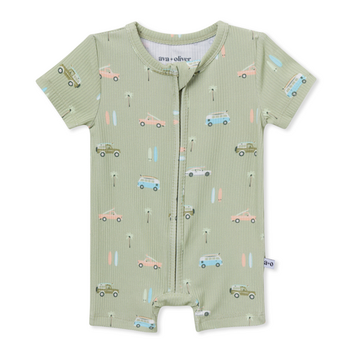 Short Zip Romper