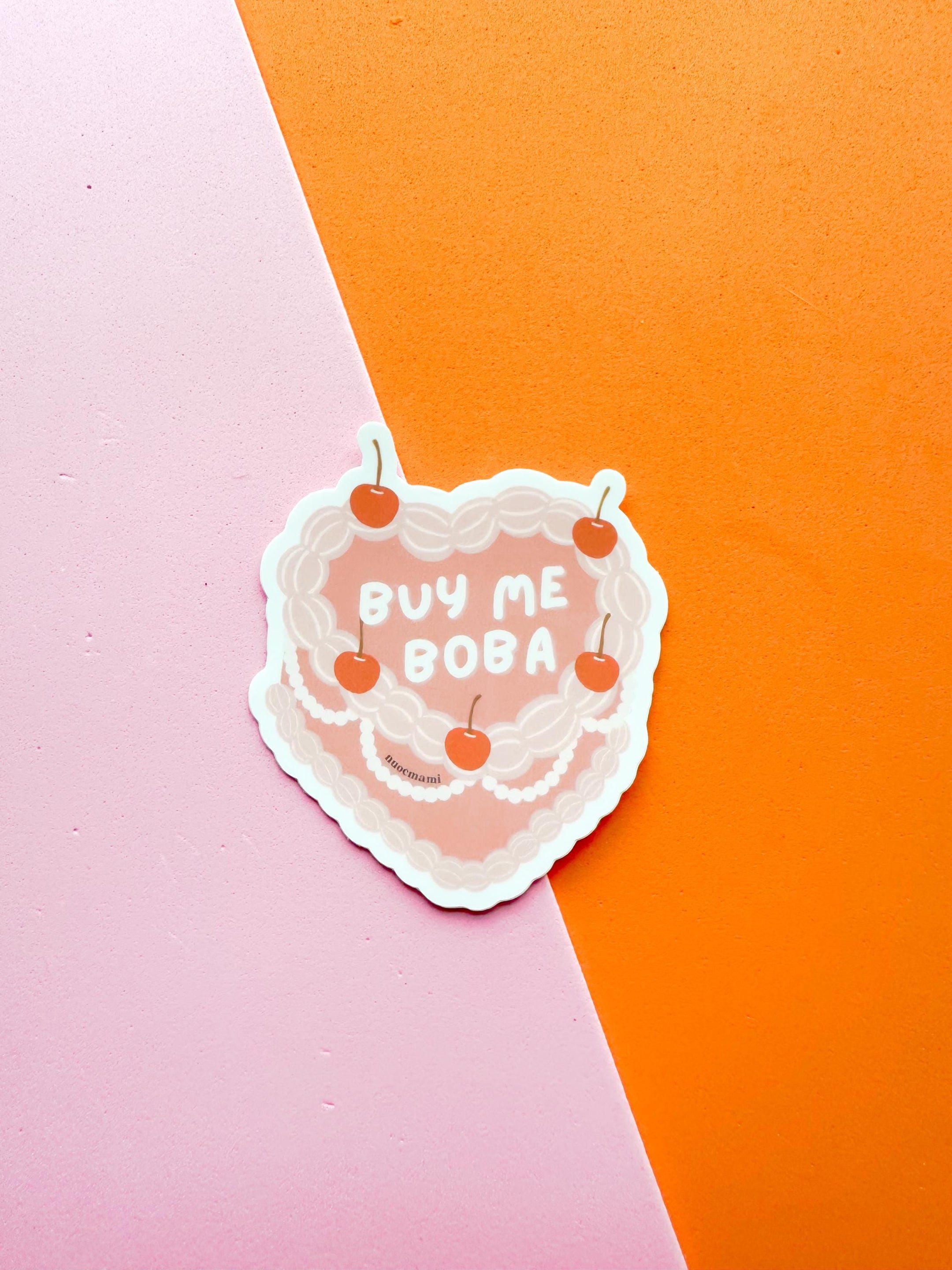 Buy Me Boba Vinyl Sticker