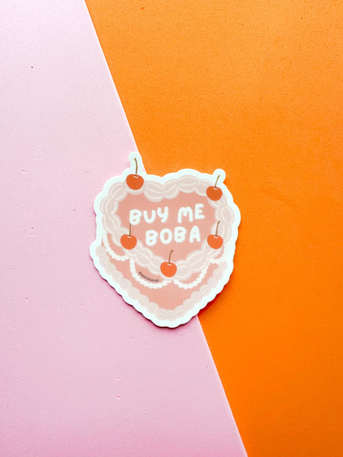 Buy Me Boba Vinyl Sticker