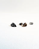 Monstera Adansonii Metal Stud Earrings