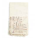 Unah Brown Fully Hand Embroidered Throw Handloom Organic Cotton Throw