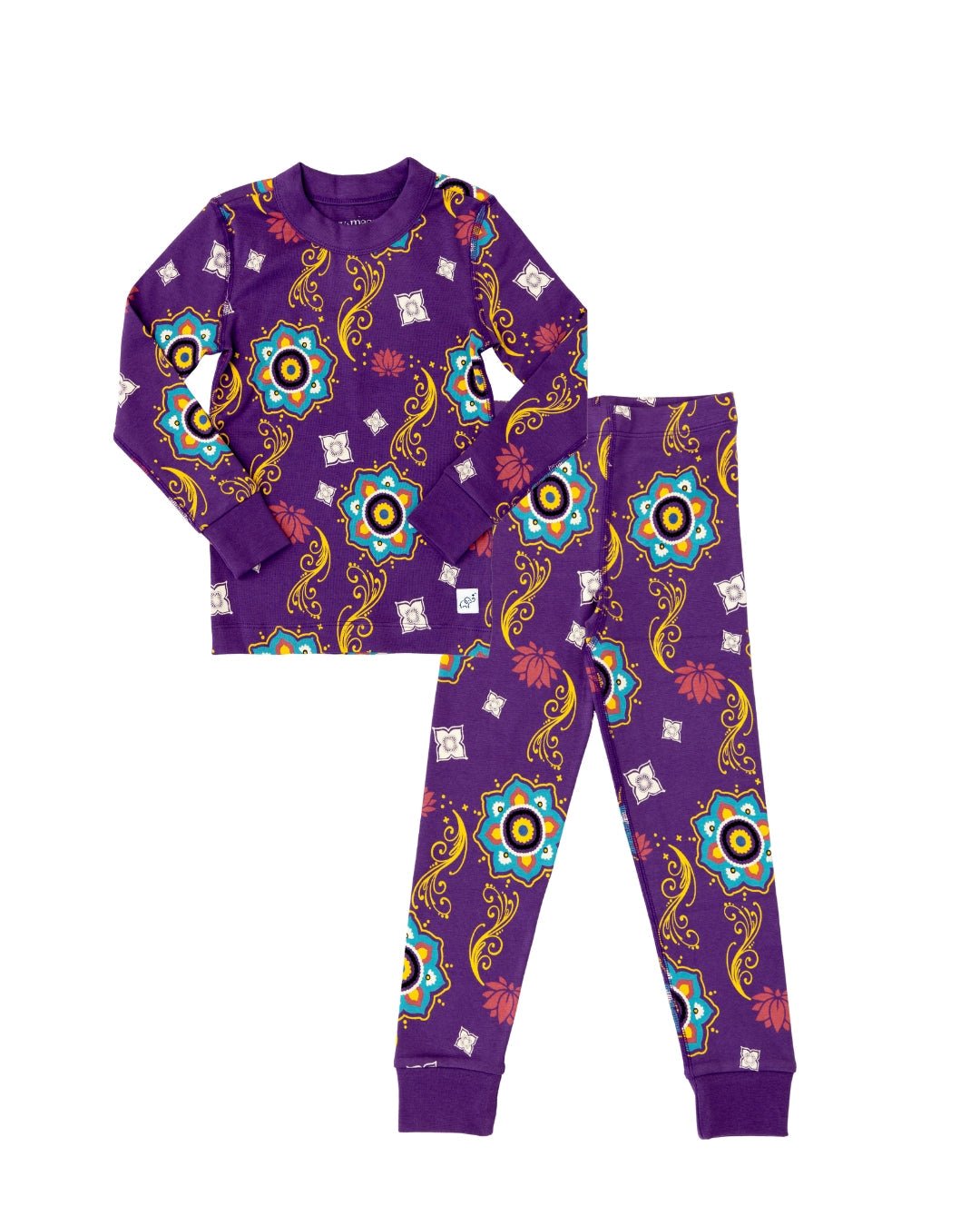 Toddler Set – Purple Rangoli - Cultr. by Created for Culture asianowned aapimarketplace asianownedkids asianownedkidsproducts asianownedbrands