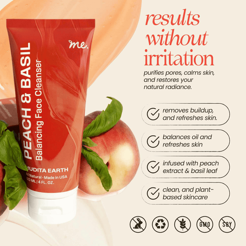 Peach & Basil Balancing Face Cleanser - Cultr. by Created for Culture asianowned aapimarketplace asianownedkids asianownedkidsproducts asianownedbrands