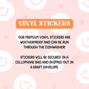 Respect the Drip Glitter Vinyl Sticker
