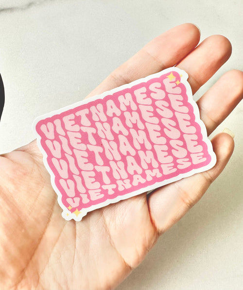 Vietnamese Vinyl Sticker