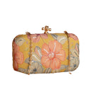 Indian Ethnic Designer Clutch with Ethnic Embroidery of Flower Design