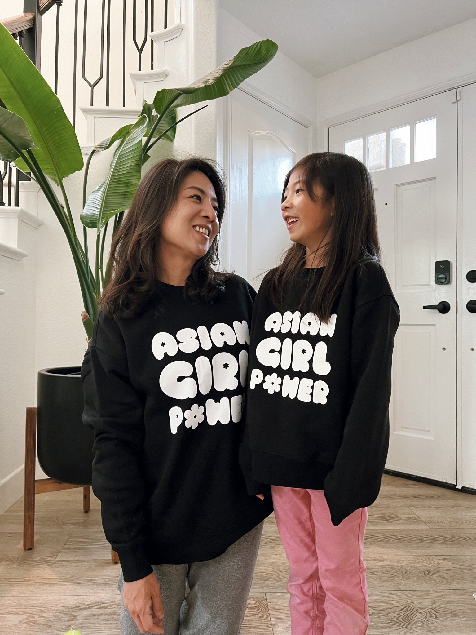 Asian Girl Power Bubble Sweatshirt - Cultr. by Created for Culture asianowned aapimarketplace asianownedkids asianownedkidsproducts asianownedbrands