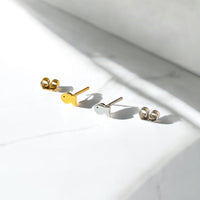 Goldfish Metal Stud Earrings