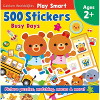 Play Smart 500 Stickers Busy Days - Paperback - Cultr. by Created for Culture asianowned aapimarketplace asianownedkids asianownedkidsproducts asianownedbrands