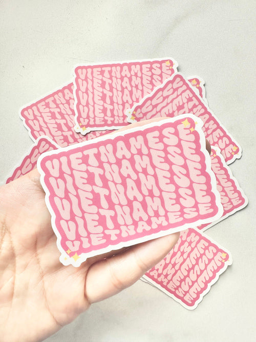 Vietnamese Vinyl Sticker