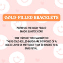 THE DIM SUM | 14k Gold-Filled Asian Word Beaded Bracelet