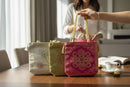 Banarasi Silk Bags with Zipper & Handle (Assorted)