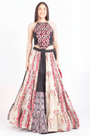 Aria Full Flare Cotton Hand Blocked Chaniya Choli