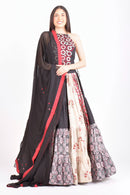 Aria Full Flare Cotton Hand Blocked Chaniya Choli