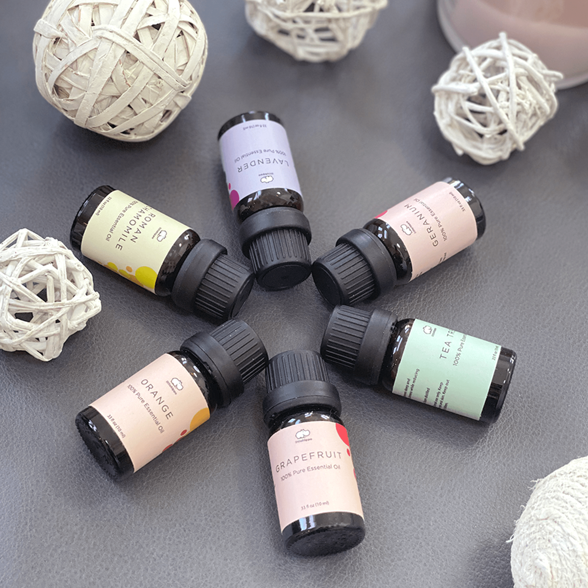 6 Piece Premium Essential Oil Set - Cultr. by Created for Culture asianowned aapimarketplace asianownedkids asianownedkidsproducts asianownedbrands