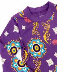Toddler Set – Purple Rangoli - Cultr. by Created for Culture asianowned aapimarketplace asianownedkids asianownedkidsproducts asianownedbrands