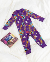 Baby Sleeper – Purple Rangoli - Cultr. by Created for Culture asianowned aapimarketplace asianownedkids asianownedkidsproducts asianownedbrands