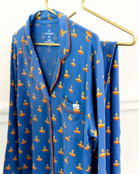 Adult Long Sleeve Button - Down Top – Blue Diya - Cultr. by Created for Culture asianowned aapimarketplace asianownedkids asianownedkidsproducts asianownedbrands