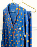 Blue Diya Adult Pajama Set