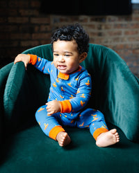 Baby Sleeper – Blue Diya - Cultr. by Created for Culture asianowned aapimarketplace asianownedkids asianownedkidsproducts asianownedbrands