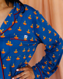 Adult Long Sleeve Button - Down Top – Blue Diya - Cultr. by Created for Culture asianowned aapimarketplace asianownedkids asianownedkidsproducts asianownedbrands