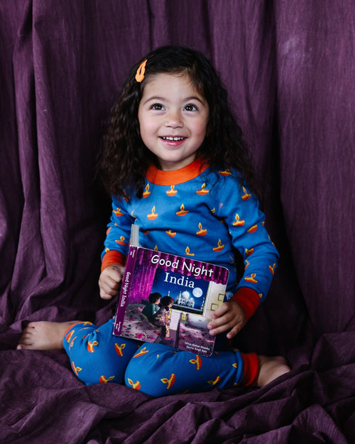 Toddler Set – Blue Diya - Cultr. by Created for Culture asianowned aapimarketplace asianownedkids asianownedkidsproducts asianownedbrands