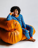Big Kid Pajama Set – Blue Diya - Cultr. by Created for Culture asianowned aapimarketplace asianownedkids asianownedkidsproducts asianownedbrands