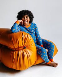 Big Kid Pajama Set – Blue Diya - Cultr. by Created for Culture asianowned aapimarketplace asianownedkids asianownedkidsproducts asianownedbrands