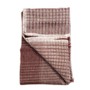 Auro Cinnabar Handwoven Earthy Rust Maroon Linen Scarf