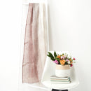 Auro White Handwoven Linen Scarf