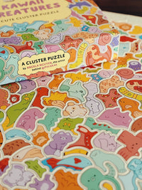 Kawaii Creatures Cute Cluster Puzzle (signed) - Cultr. by Created for Culture Pikarar #aapimarketplace# #asianownedproduct#