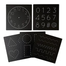 5 Dry Erase Montessori Chalk Board Set for Preschool - Shapes + Numbers - Cultr. by Created for Culture asianowned aapimarketplace asianownedkids asianownedkidsproducts asianownedbrands