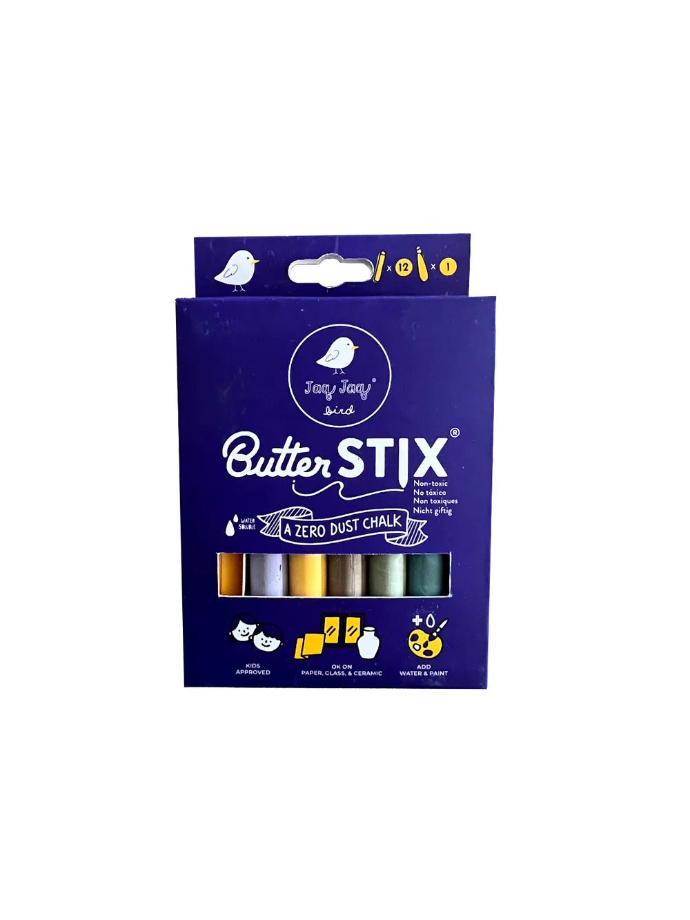 ButterStix® Pastels (12pcs + Holder)