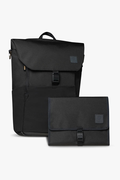 Everyday Diaper Backpack & Changing Wallet Bundle / Middle of the Night Black - Cultr. by Created for Culture asianowned aapimarketplace asianownedkids asianownedkidsproducts asianownedbrands