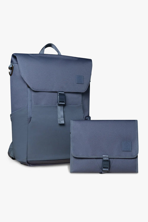 Everyday Diaper Backpack & Changing Wallet Bundle / Dusky Blue - Cultr. by Created for Culture asianowned aapimarketplace asianownedkids asianownedkidsproducts asianownedbrands