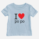 I Heart Grandma Cantonese Baby T-Shirt (Maternal)