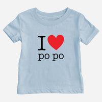 I Heart Grandma Cantonese Baby T-Shirt (Maternal)