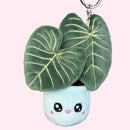 Philodendron Gloriosum Plush Keychain – 5″ Rare Houseplant Bag Charm