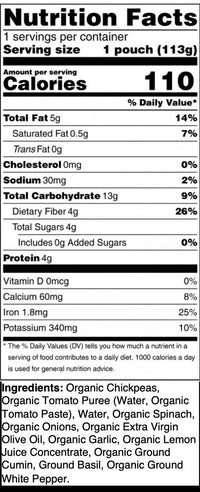 6 Pack of Organic Chickpeas with Greens - Cultr. by Created for Culture asianowned aapimarketplace asianownedkids asianownedkidsproducts asianownedbrands