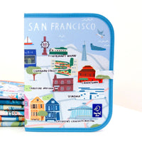 San Francisco Dry Erase Wipe Fold + Go Place Mat and Chalk Mat - Cultr. by Created for Culture asianowned aapimarketplace asianownedkids asianownedkidsproducts asianownedbrands