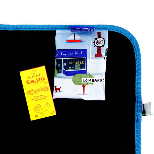 San Francisco Dry Erase Wipe Fold + Go Place Mat and Chalk Mat - Cultr. by Created for Culture asianowned aapimarketplace asianownedkids asianownedkidsproducts asianownedbrands