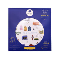 San Francisco Waterproof Stickers Activity Set Reusable Map Guide - Cultr. by Created for Culture asianowned aapimarketplace asianownedkids asianownedkidsproducts asianownedbrands