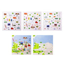San Francisco Waterproof Stickers Activity Set Reusable Map Guide - Cultr. by Created for Culture asianowned aapimarketplace asianownedkids asianownedkidsproducts asianownedbrands