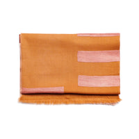 Canyon Hand Embroidered Hand Woven Merino Silk Soft Scarf