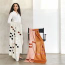 Canyon Hand Embroidered Hand Woven Merino Silk Soft Scarf