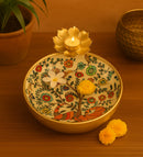 Meena Urli with T-light Holder