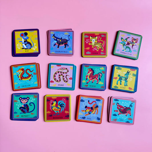 Chinese Zodiac Memory Match Game