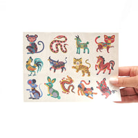 Chinese Zodiac Glittery Temporary Tattoos - Cultr. by Created for Culture asianowned aapimarketplace asianownedkids asianownedkidsproducts asianownedbrands