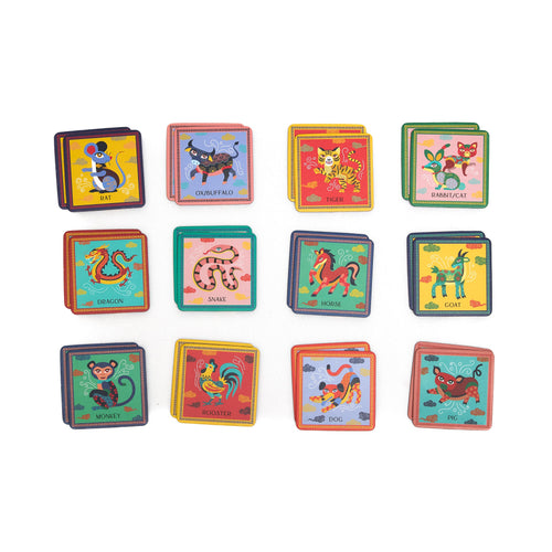 Chinese/Vietnamese Zodiac Memory Match Game